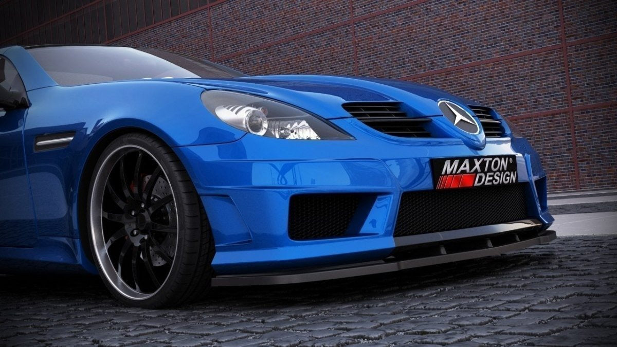 Maxton Design Splitter delantero para Mercedes SLK R171 (for Me-SLK -r171-AMG172-f1) - imagen 1
