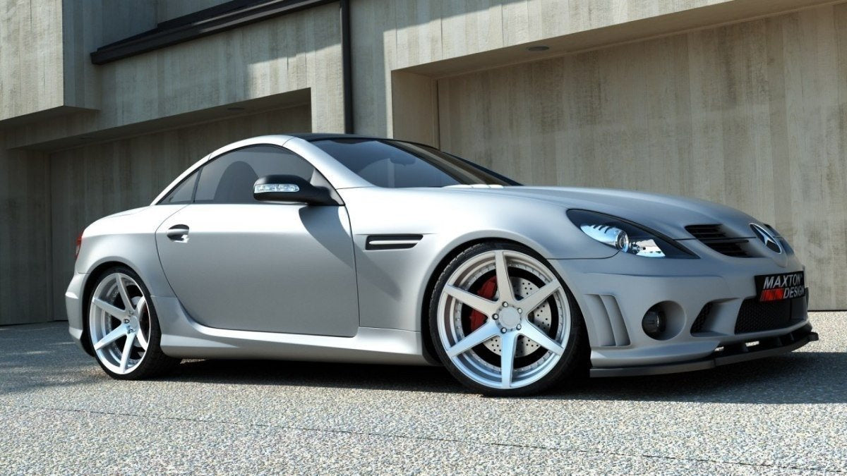 Maxton Design Splitter delantero para Mercedes SLK R171 (for Me-SLK -r171-AMG204-f1) - imagen 1