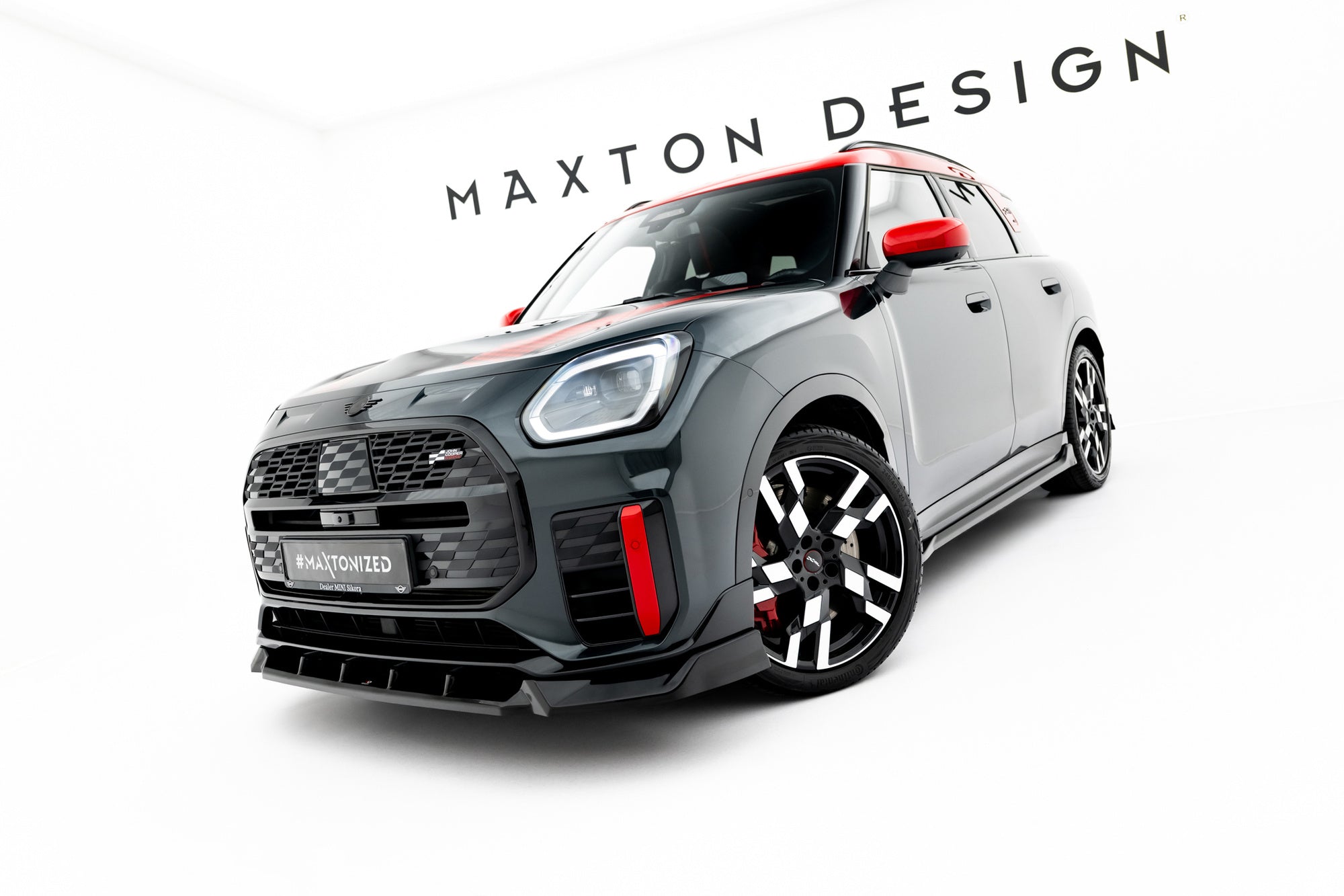 Maxton Design Splitter delantero para Mini Countryman JCW U25 - imagen 2