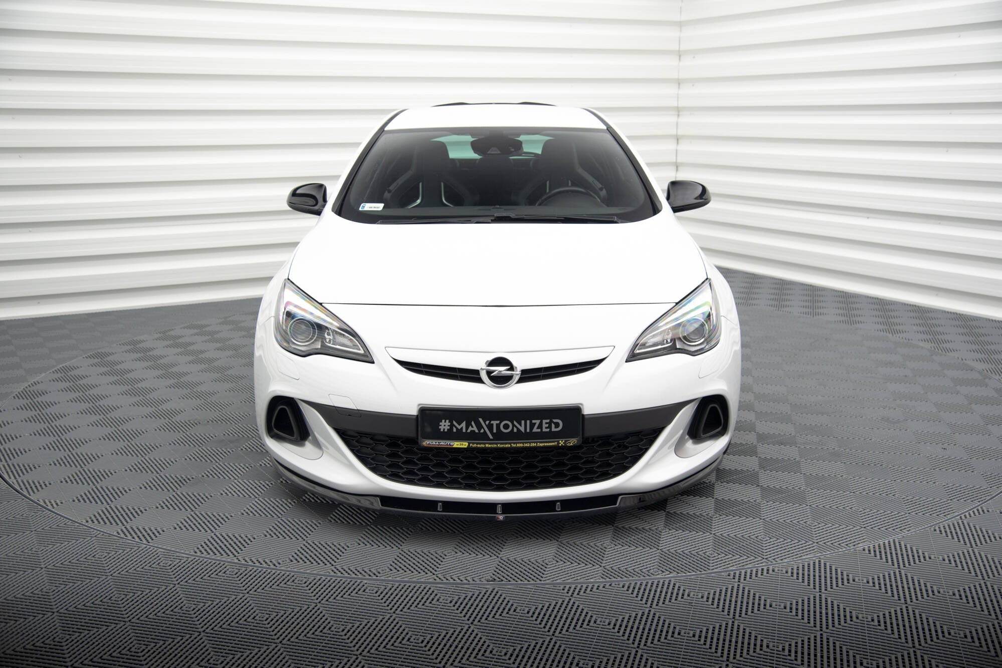 Maxton Design Splitter delantero para Opel Astra J OPC/VXR Nurburg - imagen 2