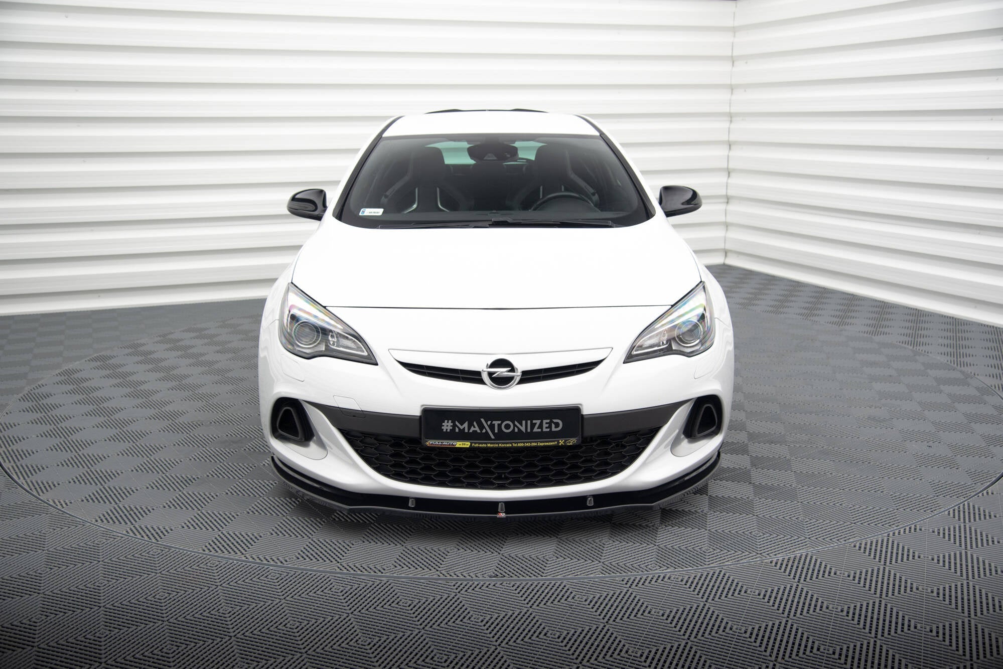 Maxton Design Splitter delantero V.1 para Opel Astra J OPC/VXR - imagen 2