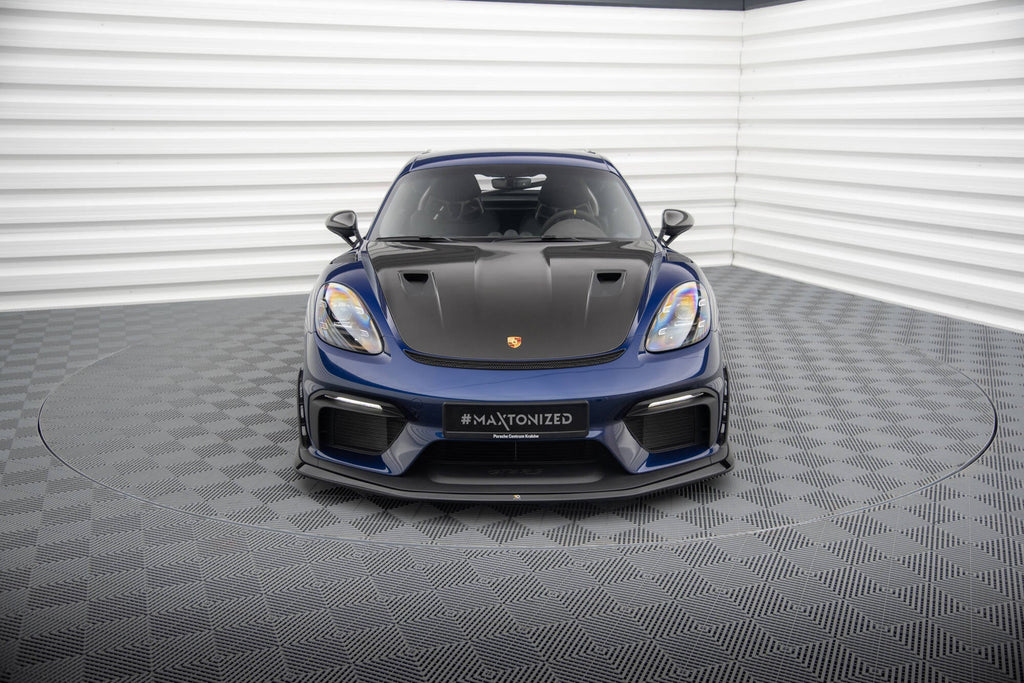 Maxton Design Splitter delantero para Porsche 718 Cayman GT4 RS 982c - imagen 2