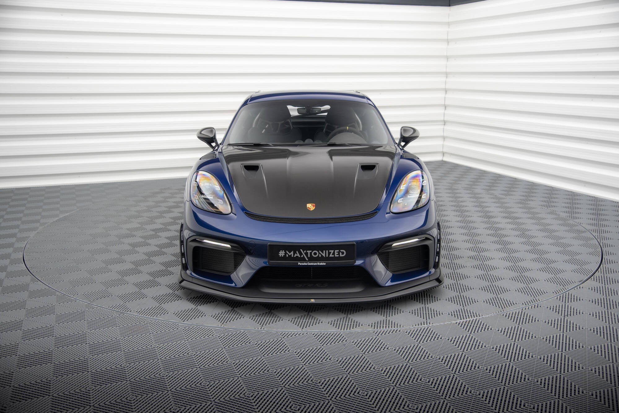 Maxton Design Splitter delantero para Porsche 718 Cayman GT4 RS 982c - imagen 2