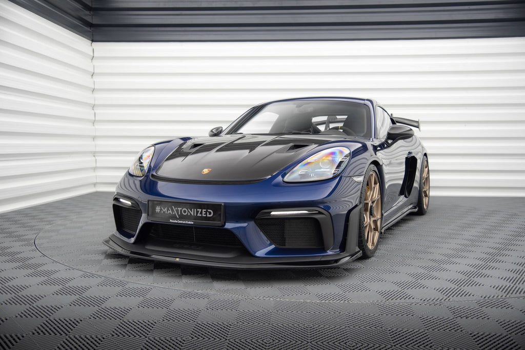 Maxton Design Splitter delantero para Porsche 718 Cayman GT4 RS 982c - imagen 1