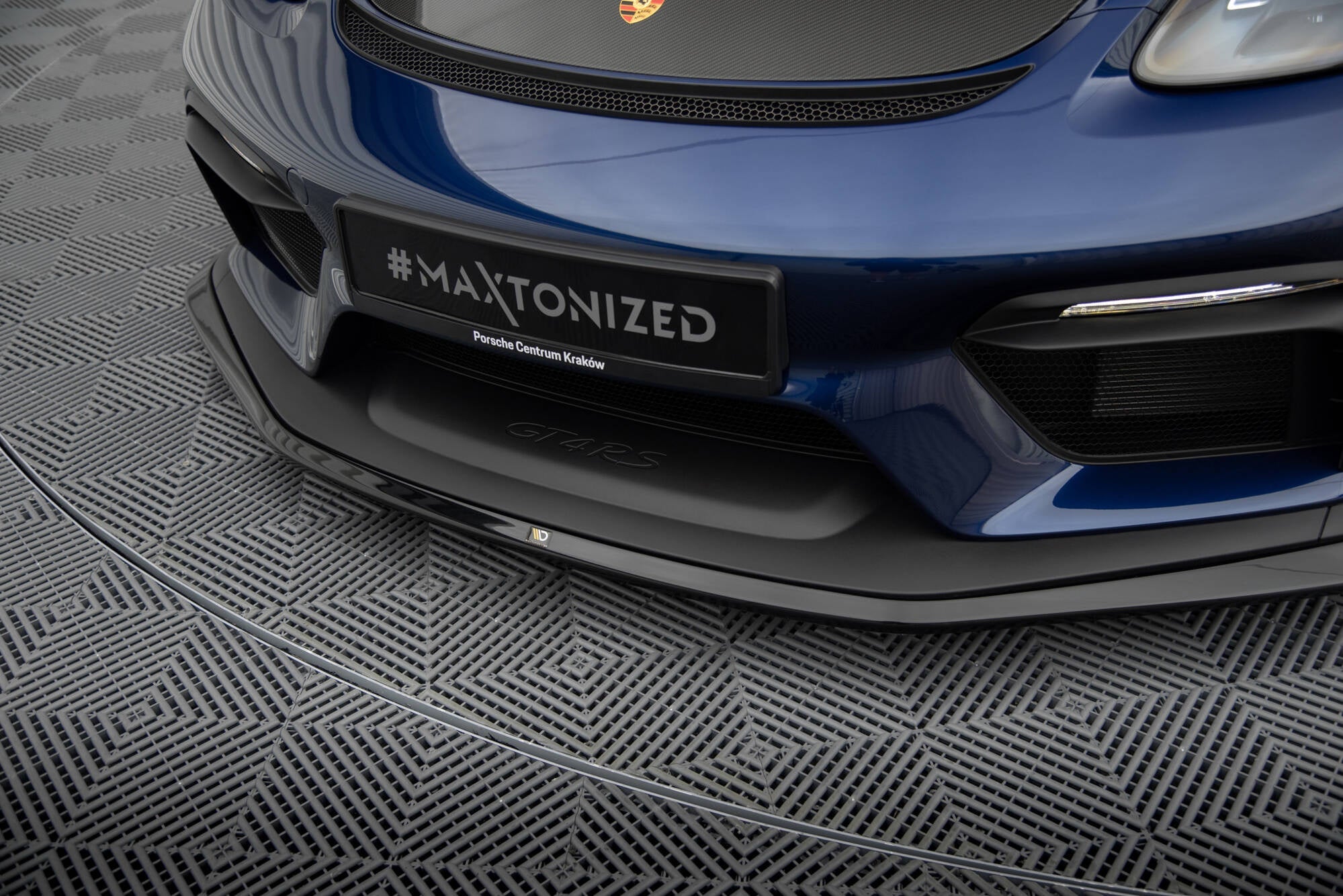 Maxton Design Splitter delantero para Porsche 718 Cayman GT4 RS 982c - imagen 3