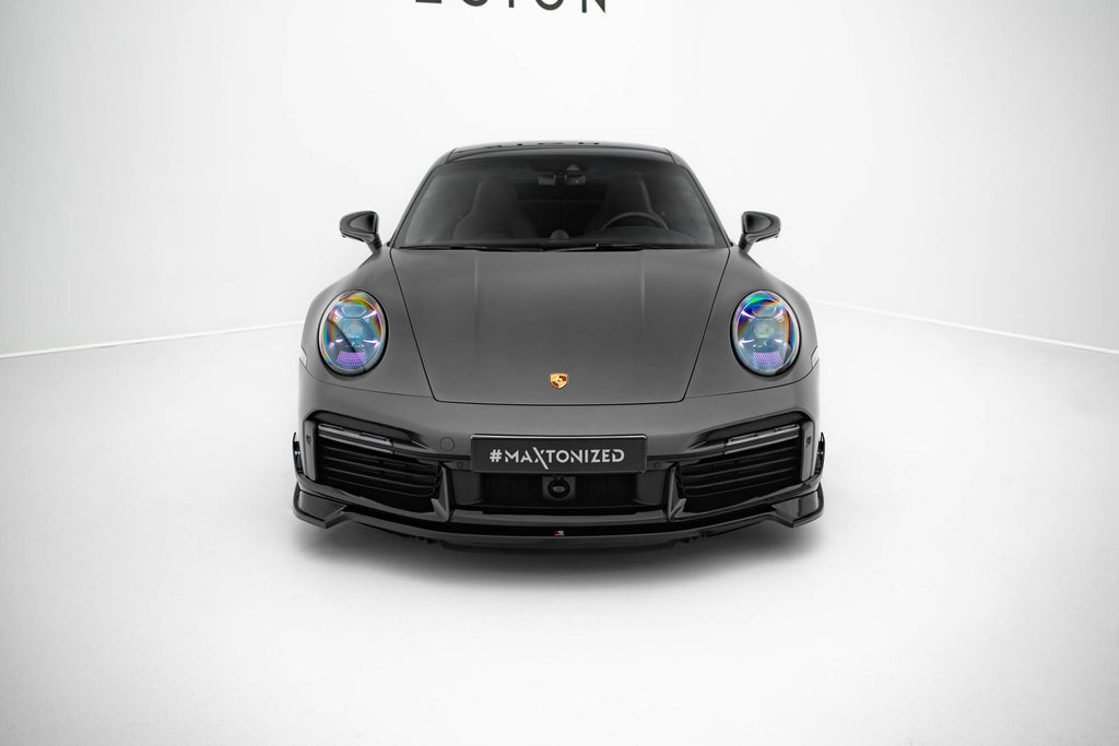 Maxton Design Splitter delantero para Porsche 911 Turbo S Sport Package 992 - imagen 2