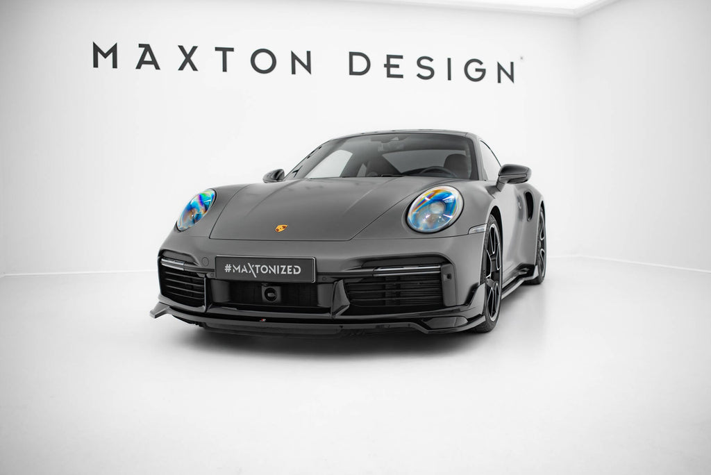 Maxton Design Splitter delantero para Porsche 911 Turbo S Sport Package 992 - imagen 1
