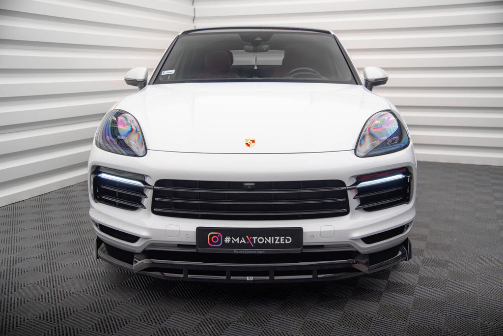Maxton Design Splitter delantero para Porsche Cayenne Coupe / SUV Mk3 - imagen 2