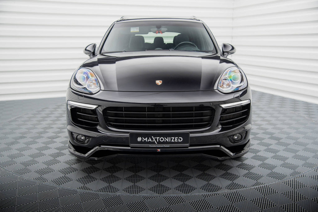 Maxton Design Splitter delantero para Porsche Cayenne Mk2 Facelift - imagen 2
