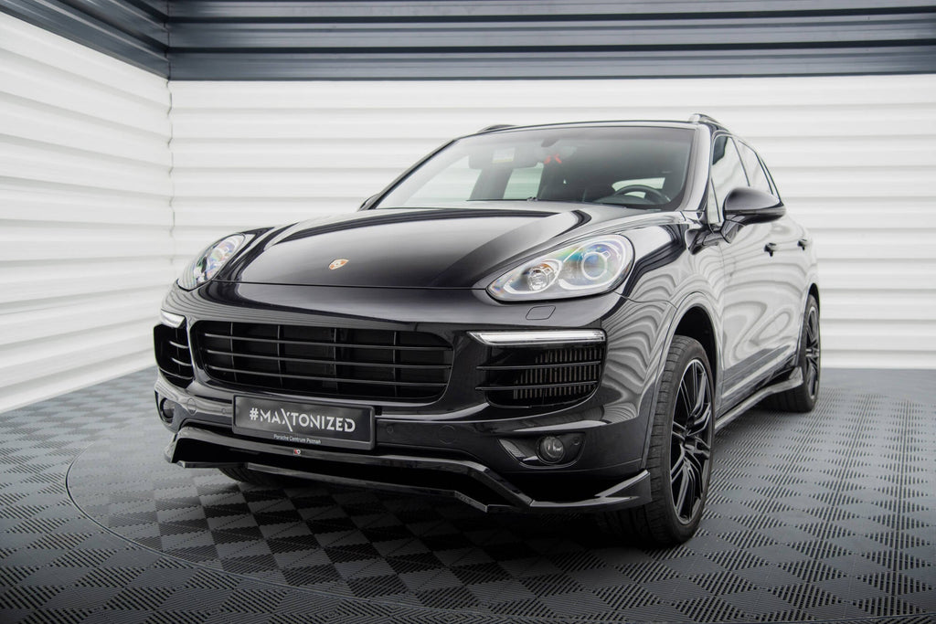 Maxton Design Splitter delantero para Porsche Cayenne Mk2 Facelift - imagen 1
