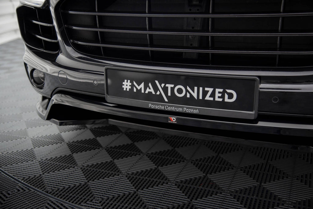Maxton Design Splitter delantero para Porsche Cayenne Mk2 Facelift - imagen 3