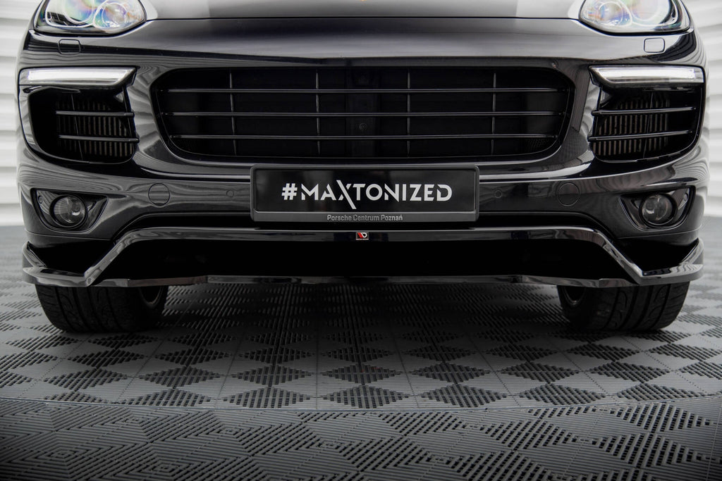 Maxton Design Splitter delantero para Porsche Cayenne Mk2 Facelift - imagen 4
