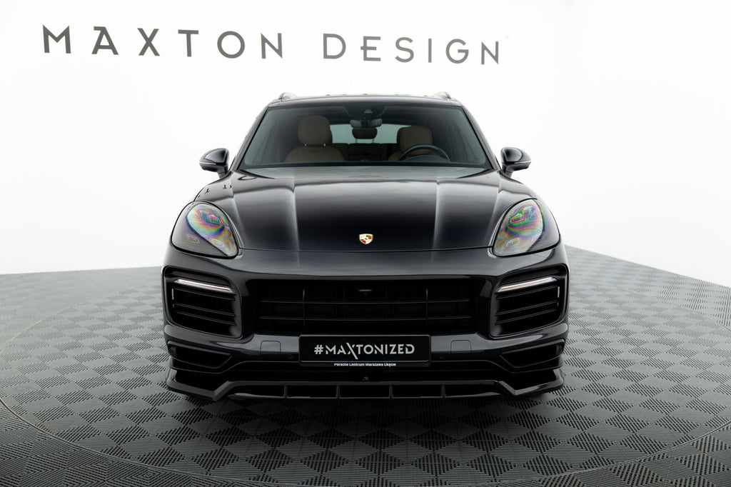 Maxton Design Splitter delantero para Porsche Cayenne Sport Design SUV / Coupe Mk3 - imagen 2