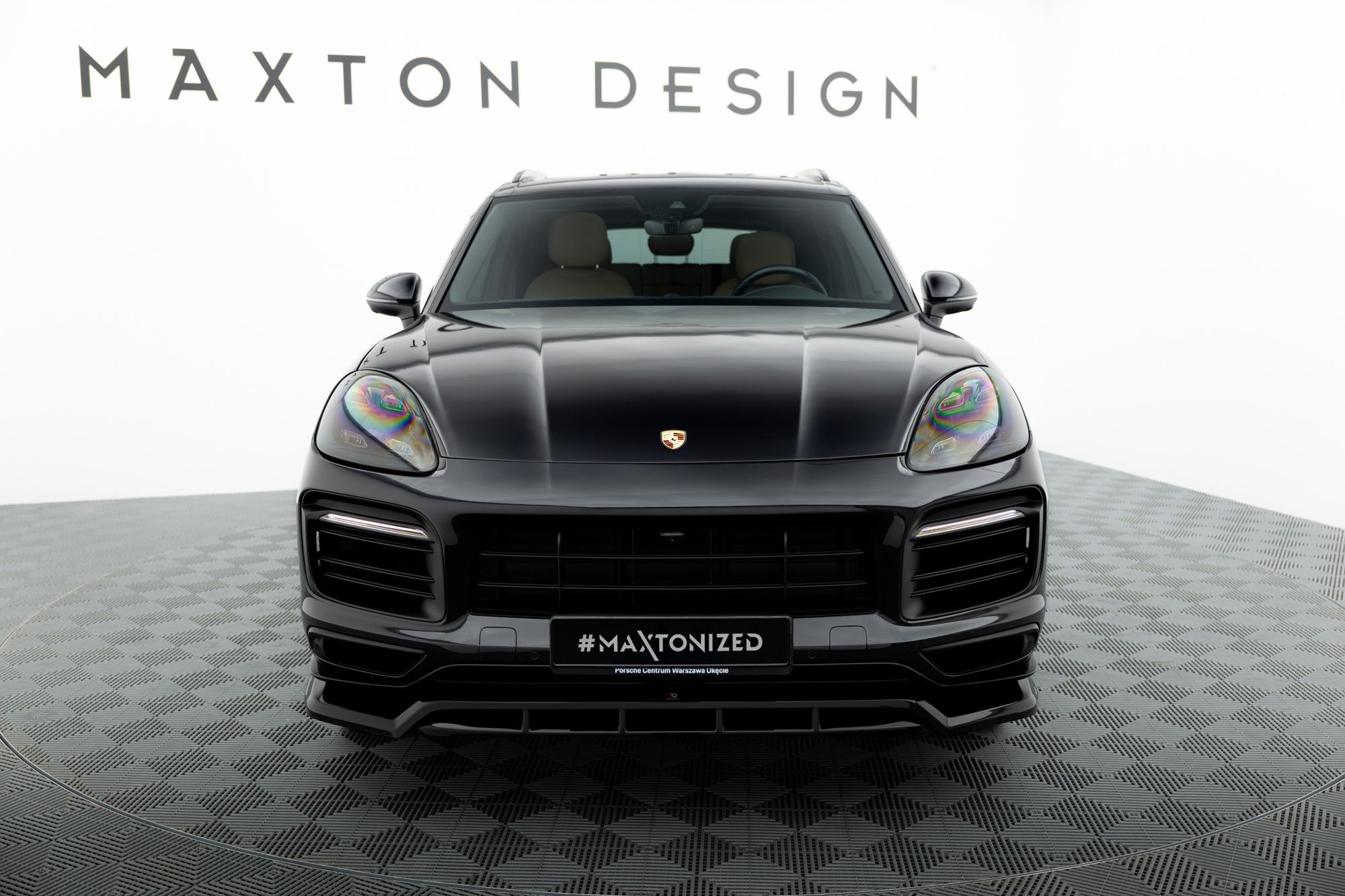 Maxton Design Splitter delantero para Porsche Cayenne Sport Design SUV / Coupe Mk3 - imagen 2