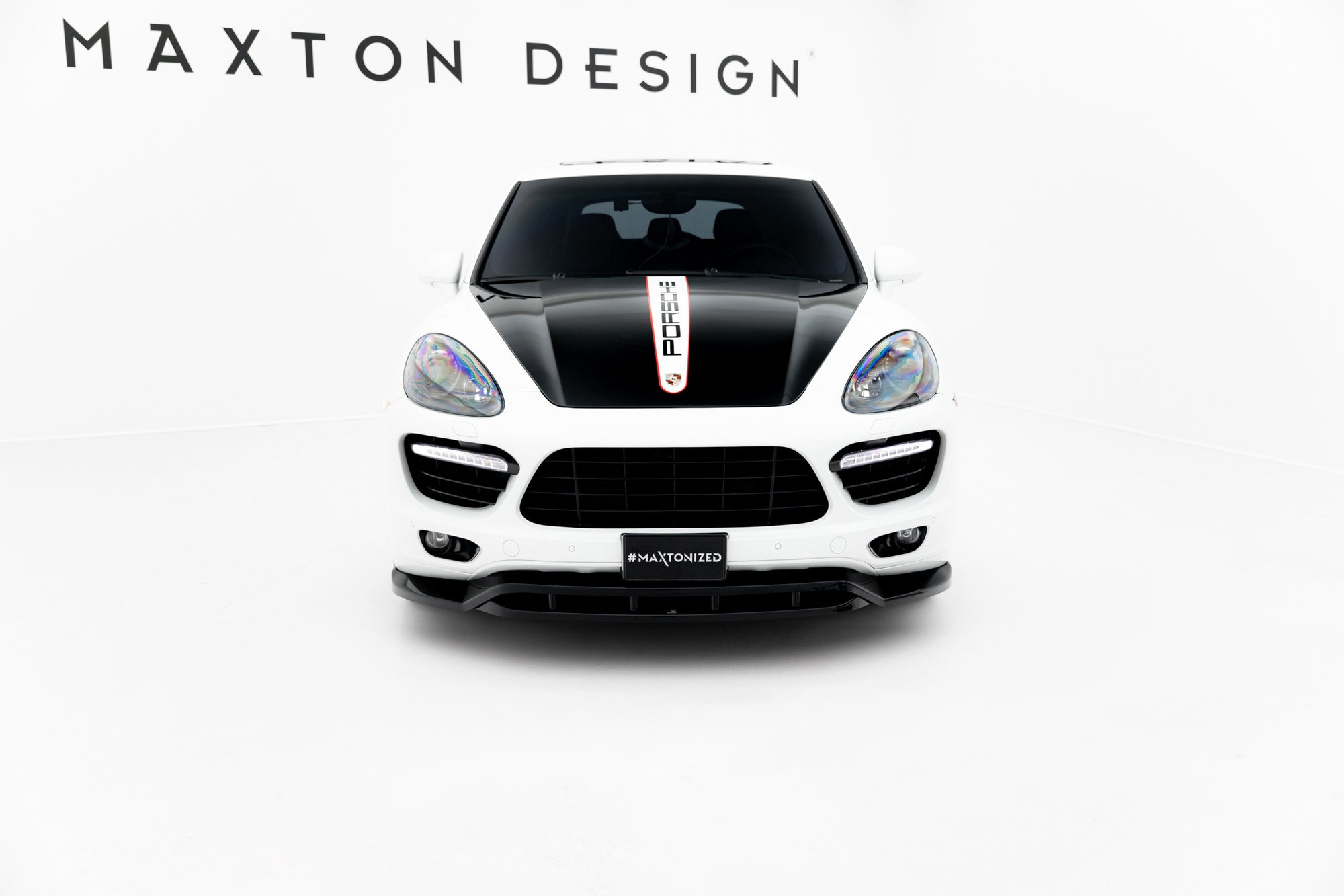 Maxton Design Splitter delantero para Porsche Cayenne Turbo / Standard Mk2 - imagen 2