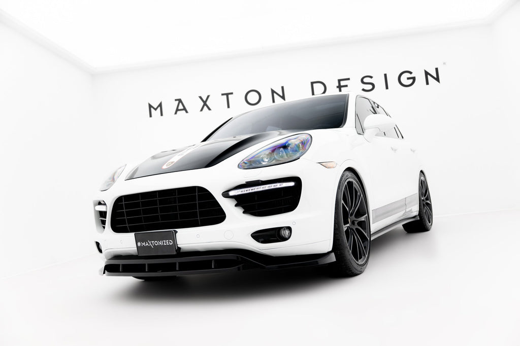 Maxton Design Splitter delantero para Porsche Cayenne Turbo / Standard Mk2 - imagen 1