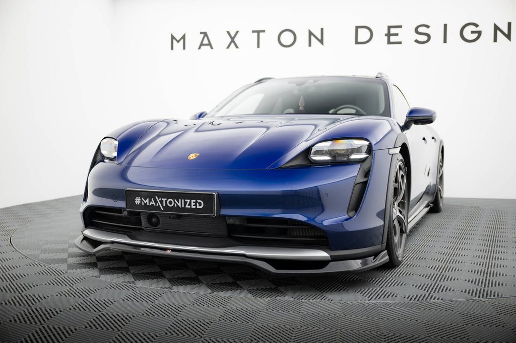 Maxton Design Splitter delantero para Porsche Taycan Cross Turismo 4S - imagen 1