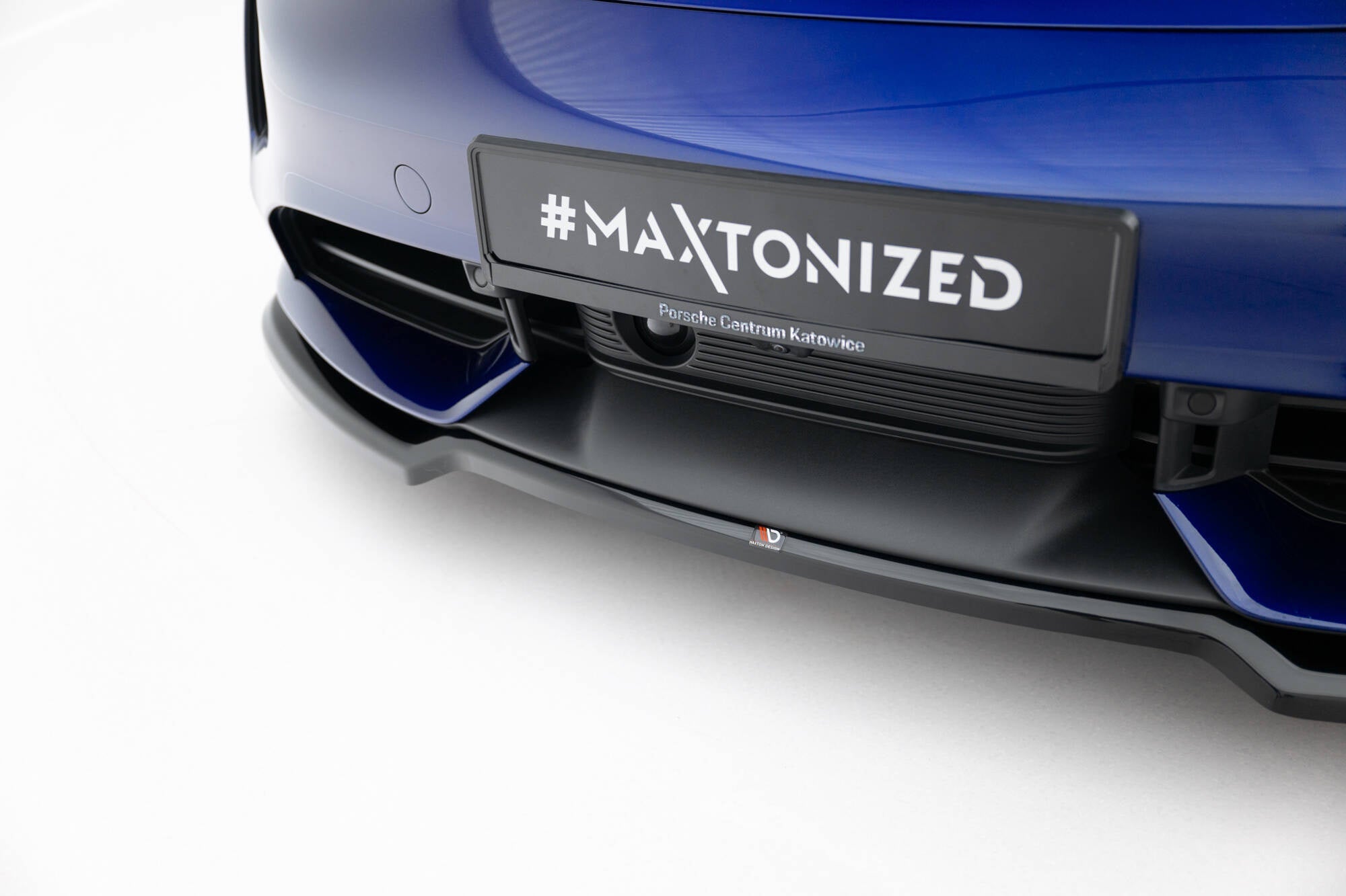 Maxton Design Splitter delantero para Porsche Taycan Turbo S Mk1 - imagen 3