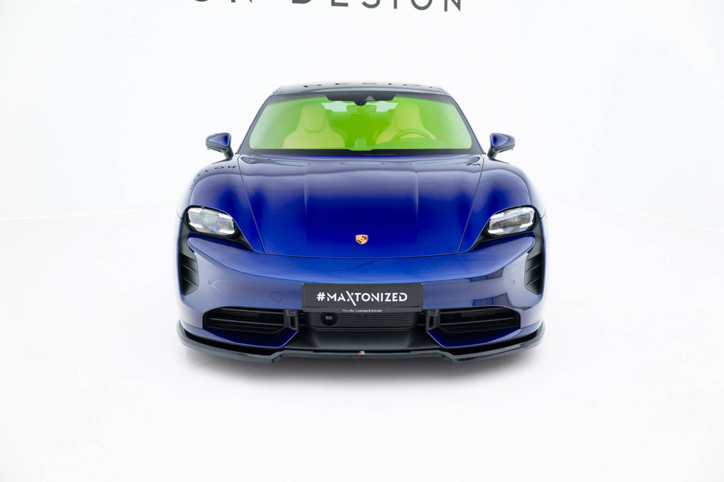 Maxton Design Splitter delantero para Porsche Taycan Turbo S Mk1 - imagen 2