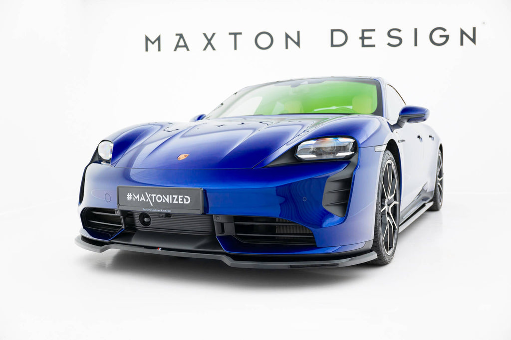 Maxton Design Splitter delantero para Porsche Taycan Turbo S Mk1 - imagen 1