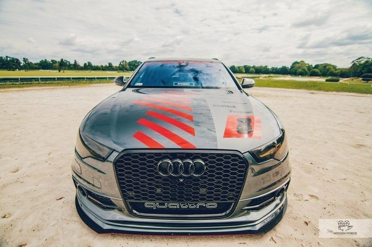 Maxton Design Racing Front Splitter para Audi A6 S-Line C7 (2 splitters) - imagen 1
