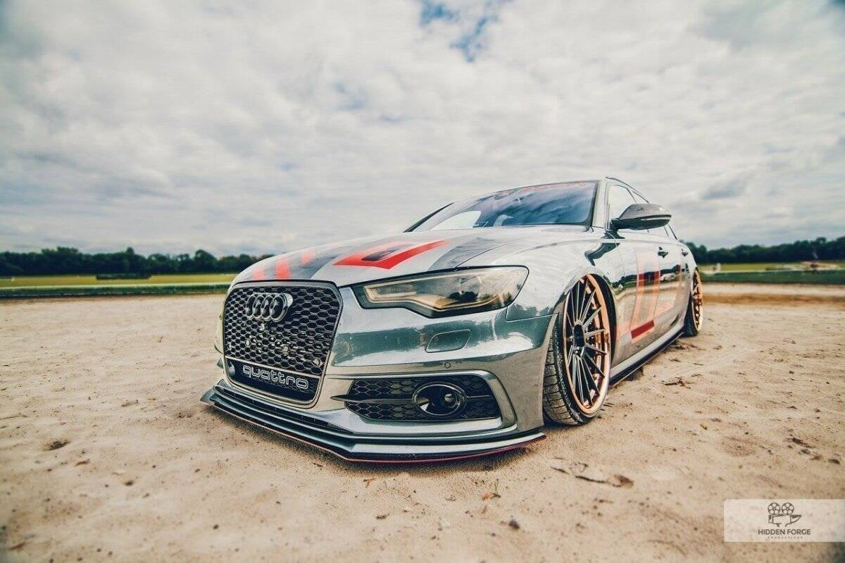 Maxton Design Racing Front Splitter para Audi A6 S-Line C7 (2 splitters) - imagen 2
