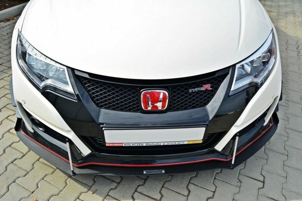 Maxton Design Front Racing Splitter V.2 para Honda Civic Mk9 TYPE R - imagen 1