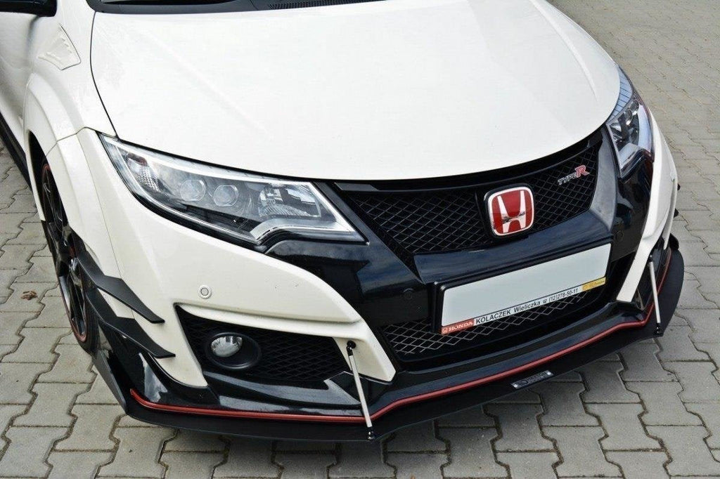 Maxton Design Front Racing Splitter V.2 para Honda Civic Mk9 TYPE R - imagen 2