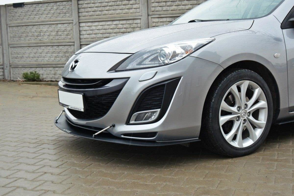 Maxton Design Front Racing Splitter para Mazda 3 Mk2 Sport - imagen 1