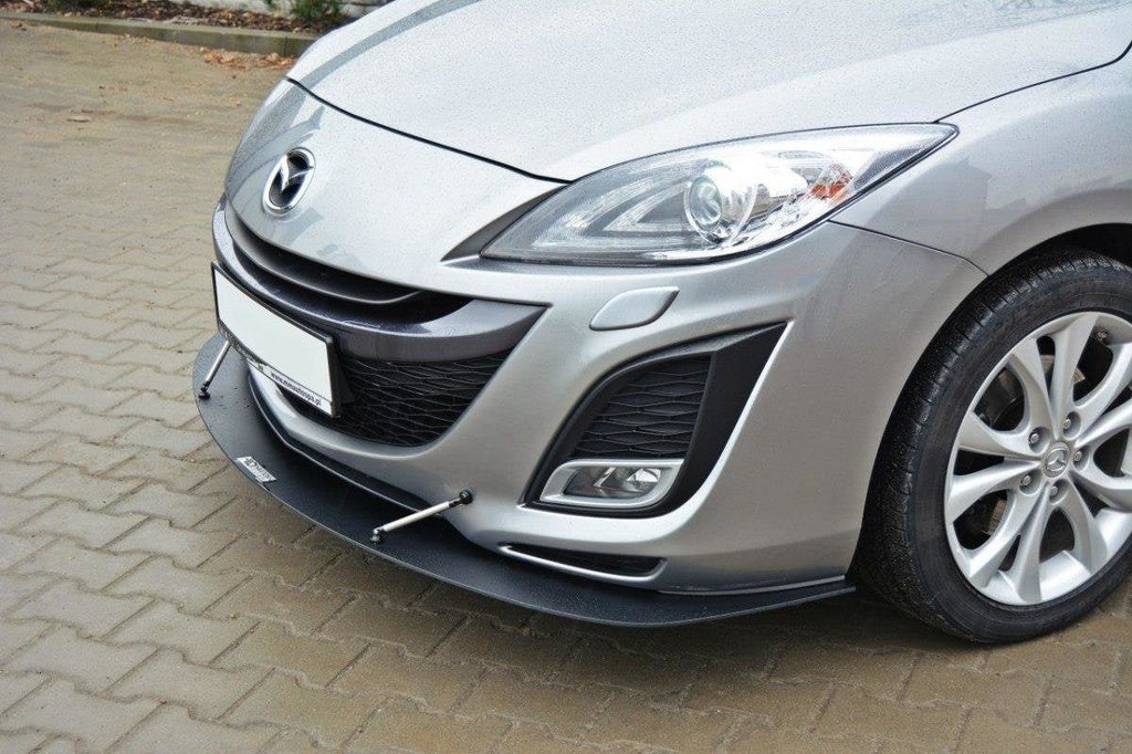 Maxton Design Front Racing Splitter para Mazda 3 Mk2 Sport - imagen 2