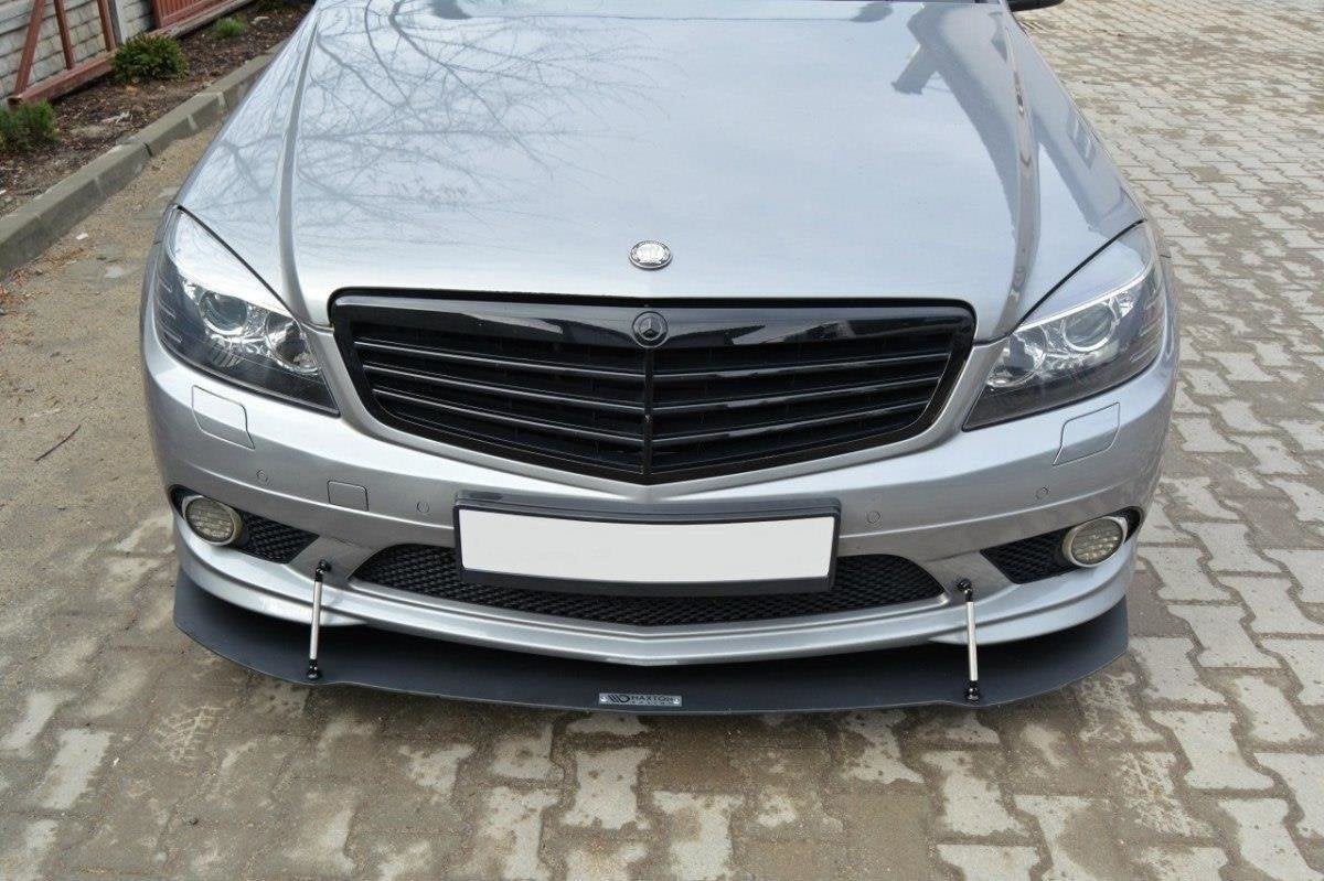 Maxton Design Front Racing Splitter para Mercedes-Benz C Sedan / Estate AMG-Line W204 / S204 - imagen 1