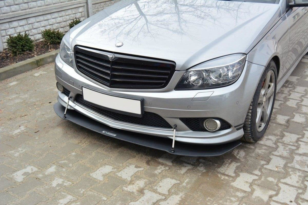 Maxton Design Front Racing Splitter para Mercedes-Benz C Sedan / Estate AMG-Line W204 / S204 - imagen 2
