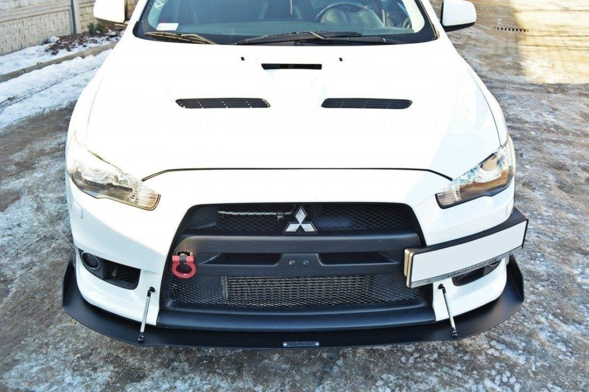 Maxton Design Front Racing Splitter V.1 para Mitsubishi Lancer Evo X - imagen 1