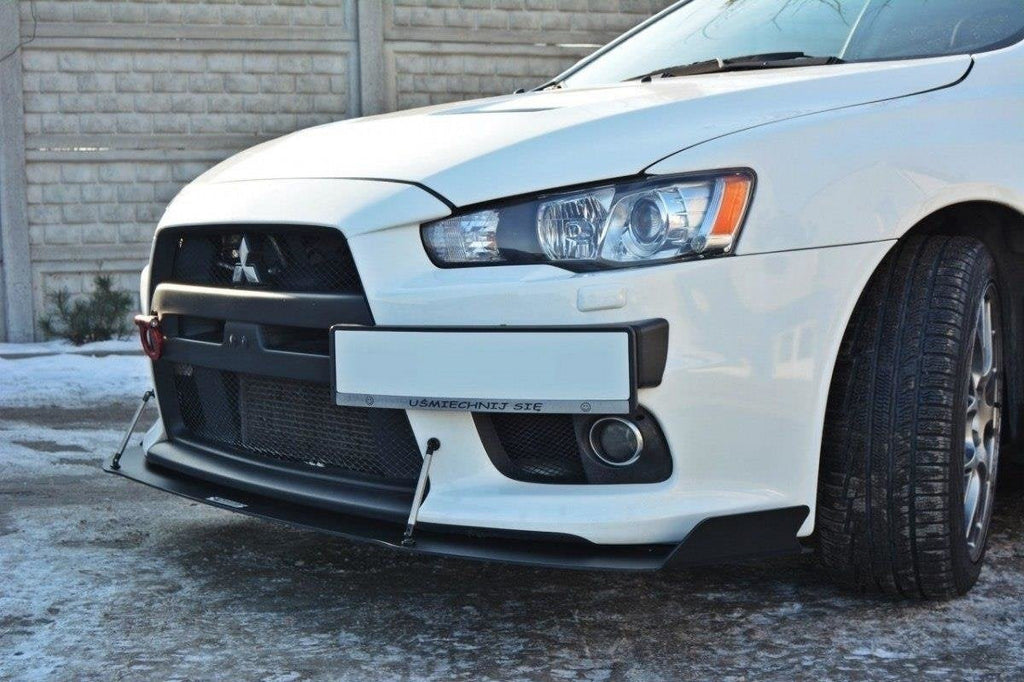 Maxton Design Front Racing Splitter V.1 para Mitsubishi Lancer Evo X - imagen 3