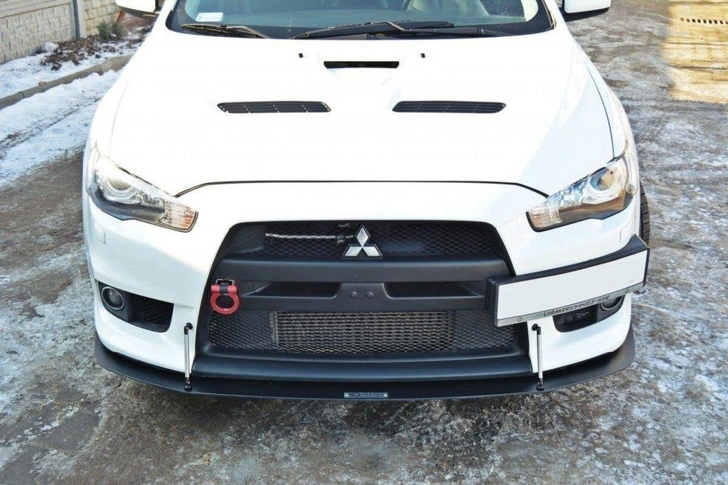 Maxton Design Front Racing Splitter V.2 para Mitsubishi Lancer Evo X - imagen 1