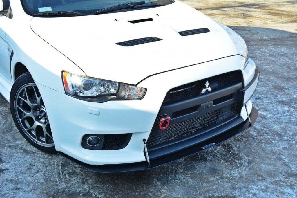 Maxton Design Front Racing Splitter V.2 para Mitsubishi Lancer Evo X - imagen 2