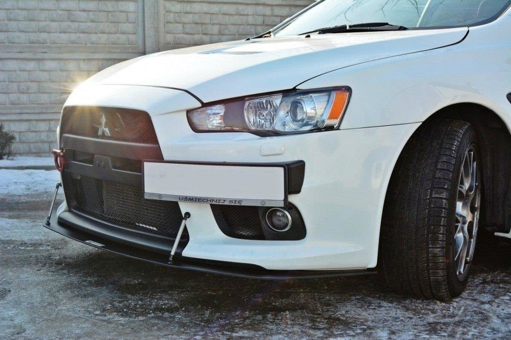 Maxton Design Front Racing Splitter V.2 para Mitsubishi Lancer Evo X - imagen 3