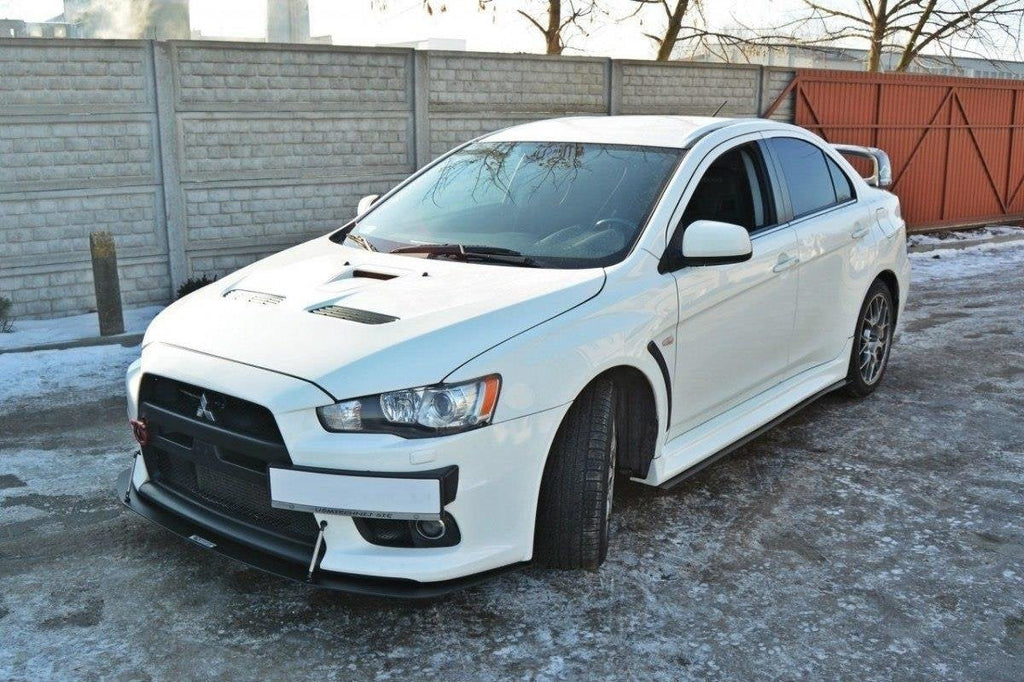 Maxton Design Front Racing Splitter V.2 para Mitsubishi Lancer Evo X - imagen 4