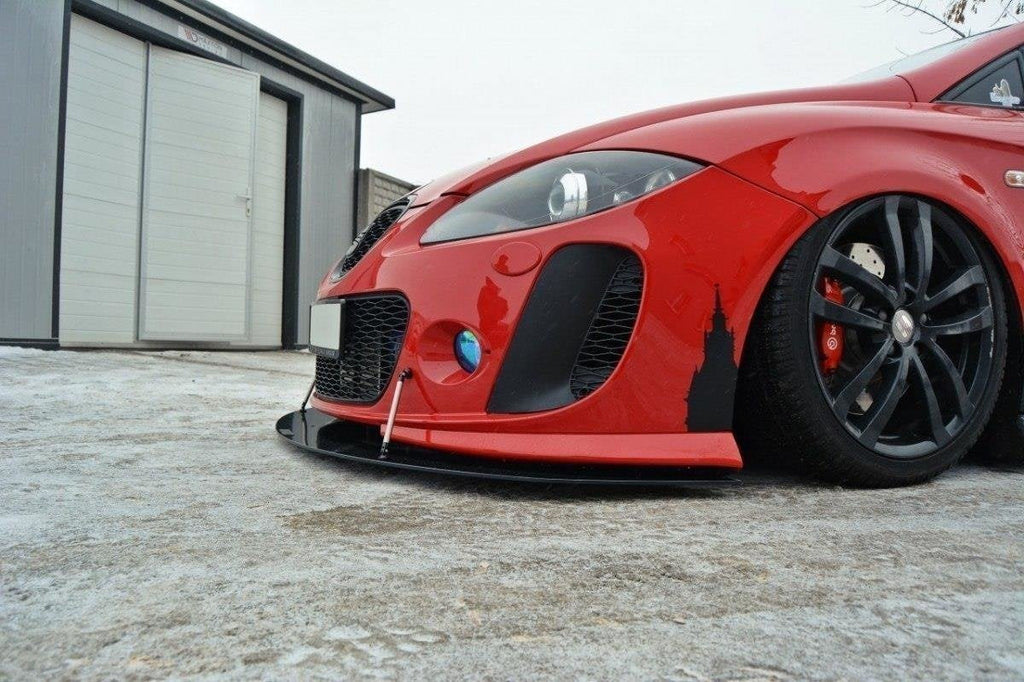 Maxton Design Front Racing Splitter V.1 para Seat Leon Mk2 MS DESIGN - imagen 3