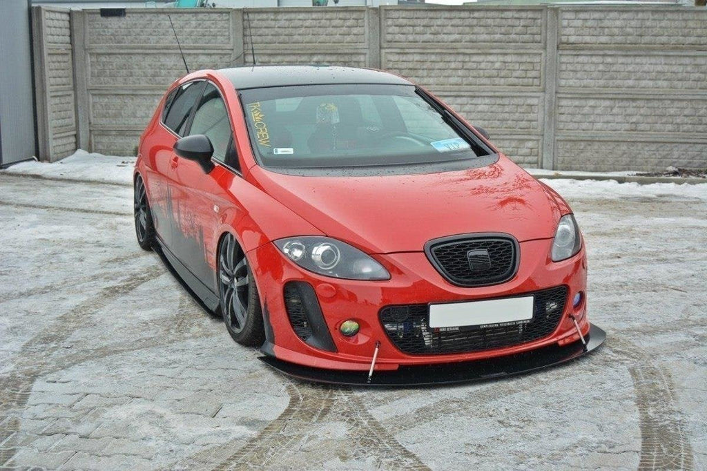 Maxton Design Front Racing Splitter V.1 para Seat Leon Mk2 MS DESIGN - imagen 4