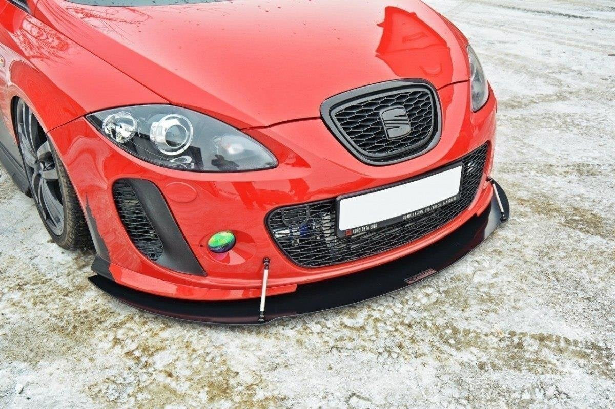 Maxton Design Front Racing Splitter V.2 para Seat Leon Mk2 MS DESIGN - imagen 1