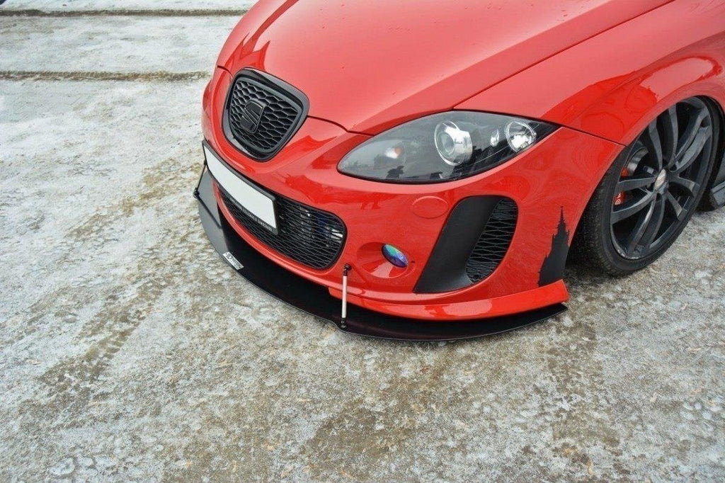 Maxton Design Front Racing Splitter V.2 para Seat Leon Mk2 MS DESIGN - imagen 2