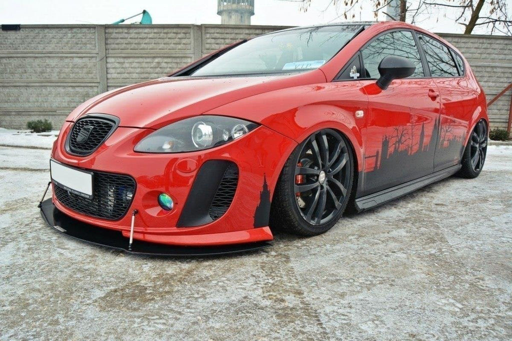 Maxton Design Front Racing Splitter V.2 para Seat Leon Mk2 MS DESIGN - imagen 3