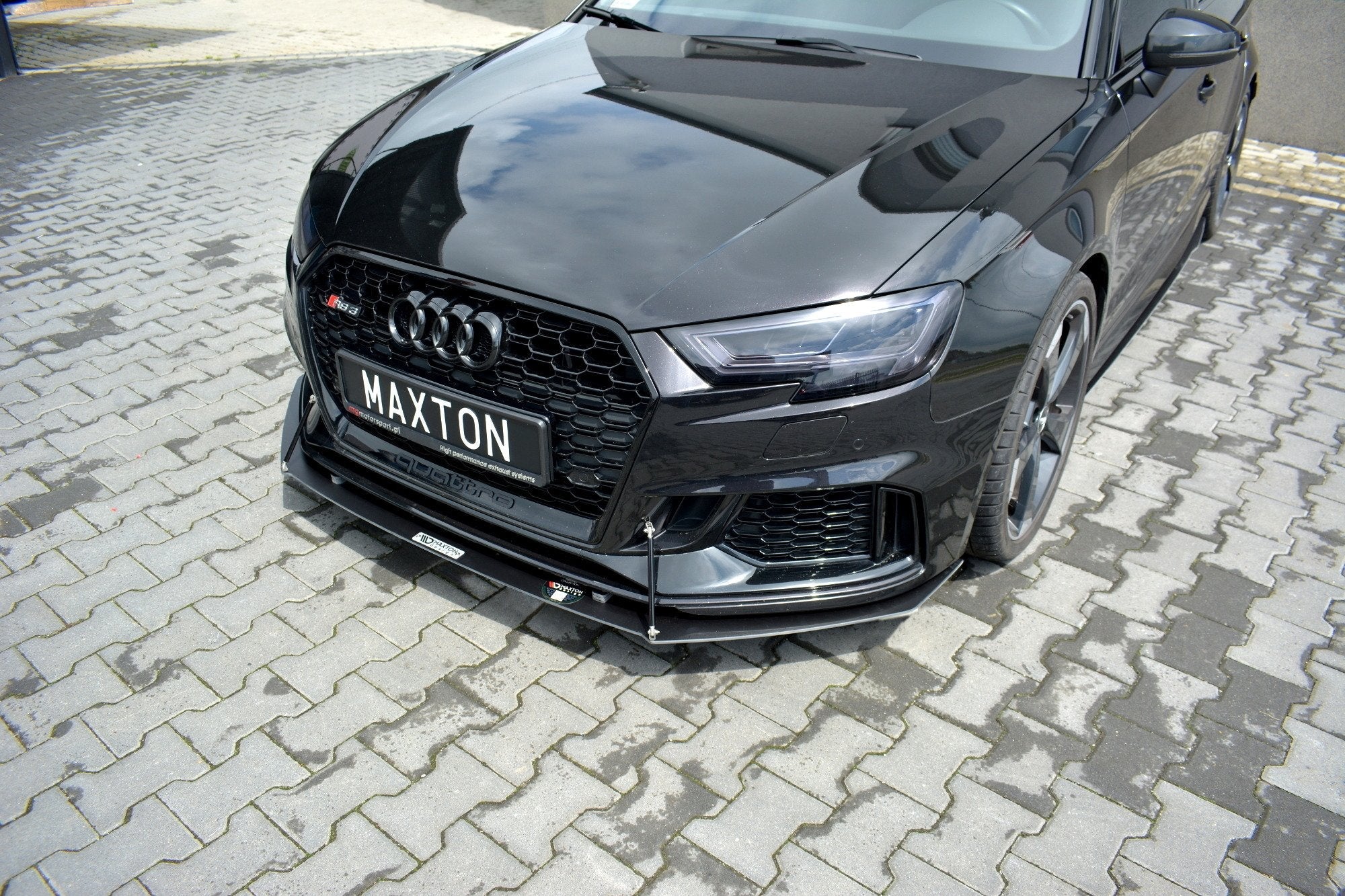 Maxton Design Front Racing Splitter V.1 para Audi RS3 Sportback 8V Facelift - imagen 2
