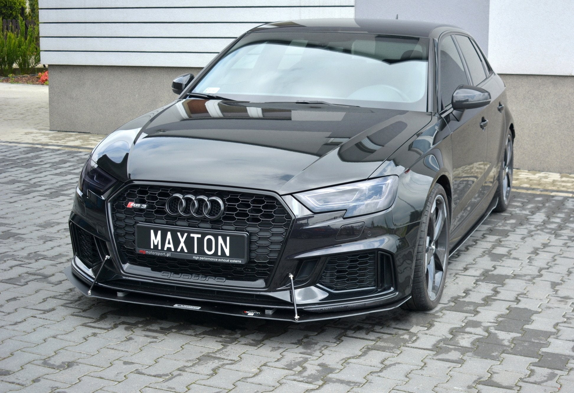 Maxton Design Front Racing Splitter V.1 para Audi RS3 Sportback 8V Facelift - imagen 1