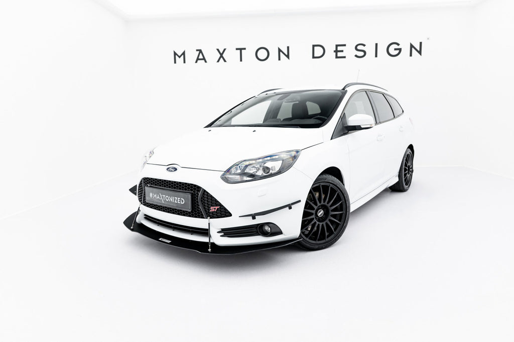 Maxton Design Racing Front Splitter V.1 para Ford Focus ST Mk3 - imagen 1