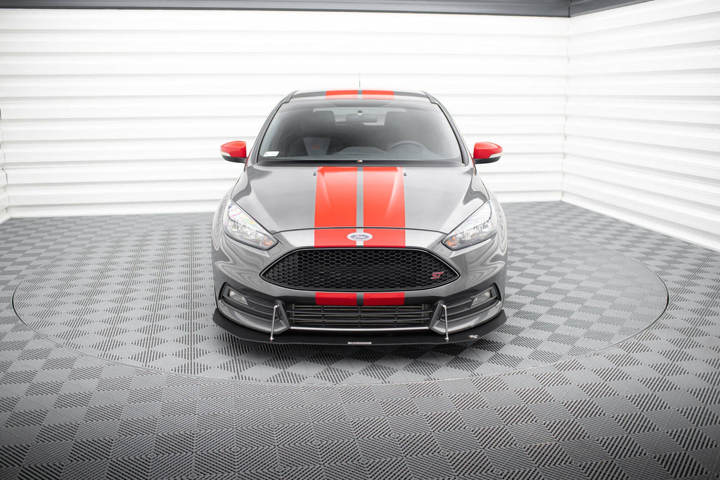 Maxton Design Racing Front Splitter V.1 para Ford Focus ST Mk3 Facelift - imagen 1