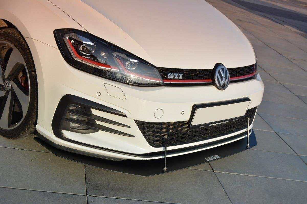 Maxton Design Front Racing Splitter V.1 para Volkswagen Golf GTI / GTD Mk7 Facelift - imagen 1