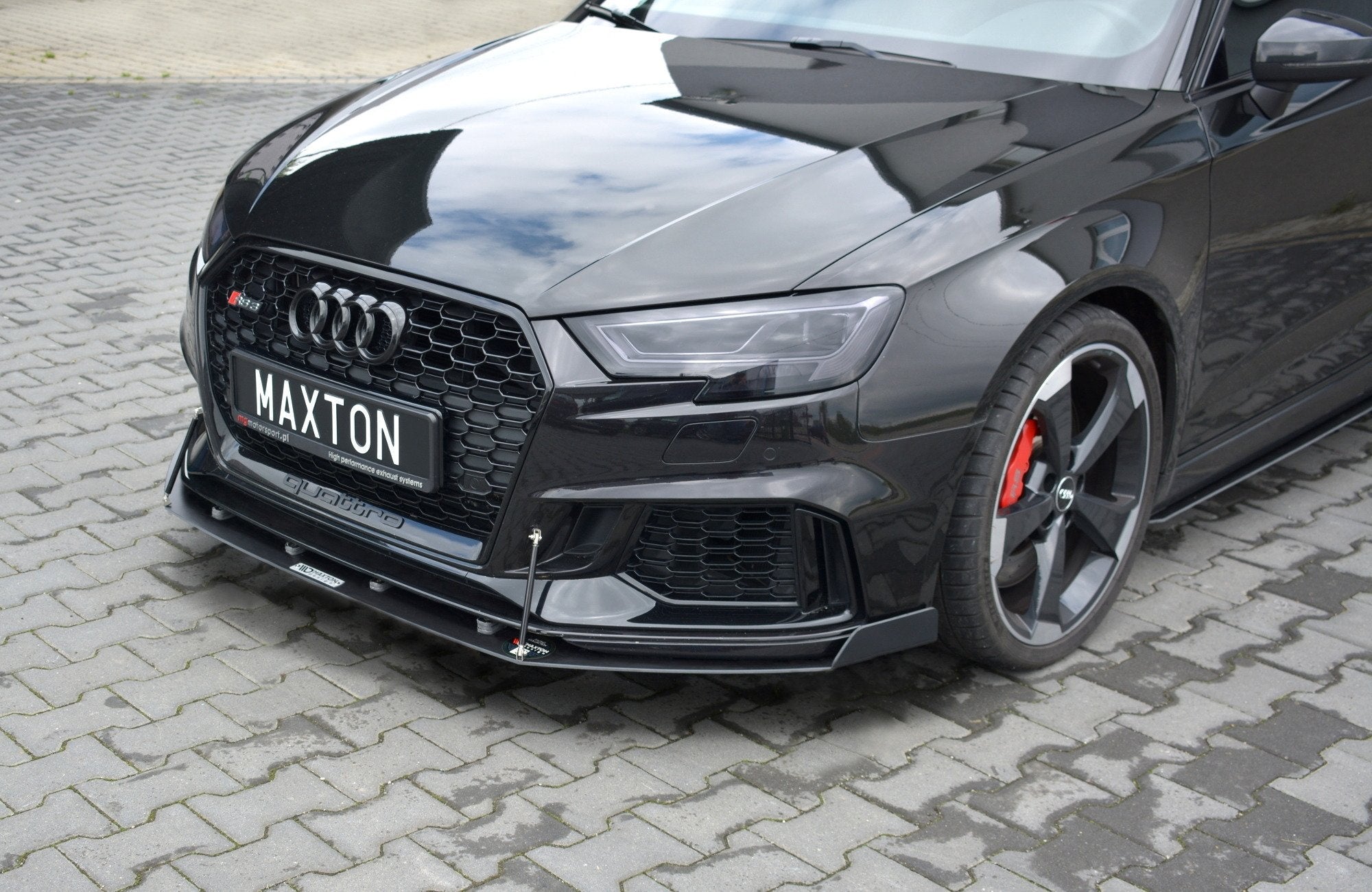 Maxton Design Front Racing Splitter V.2 para Audi RS3 Sportback 8V Facelift - imagen 3