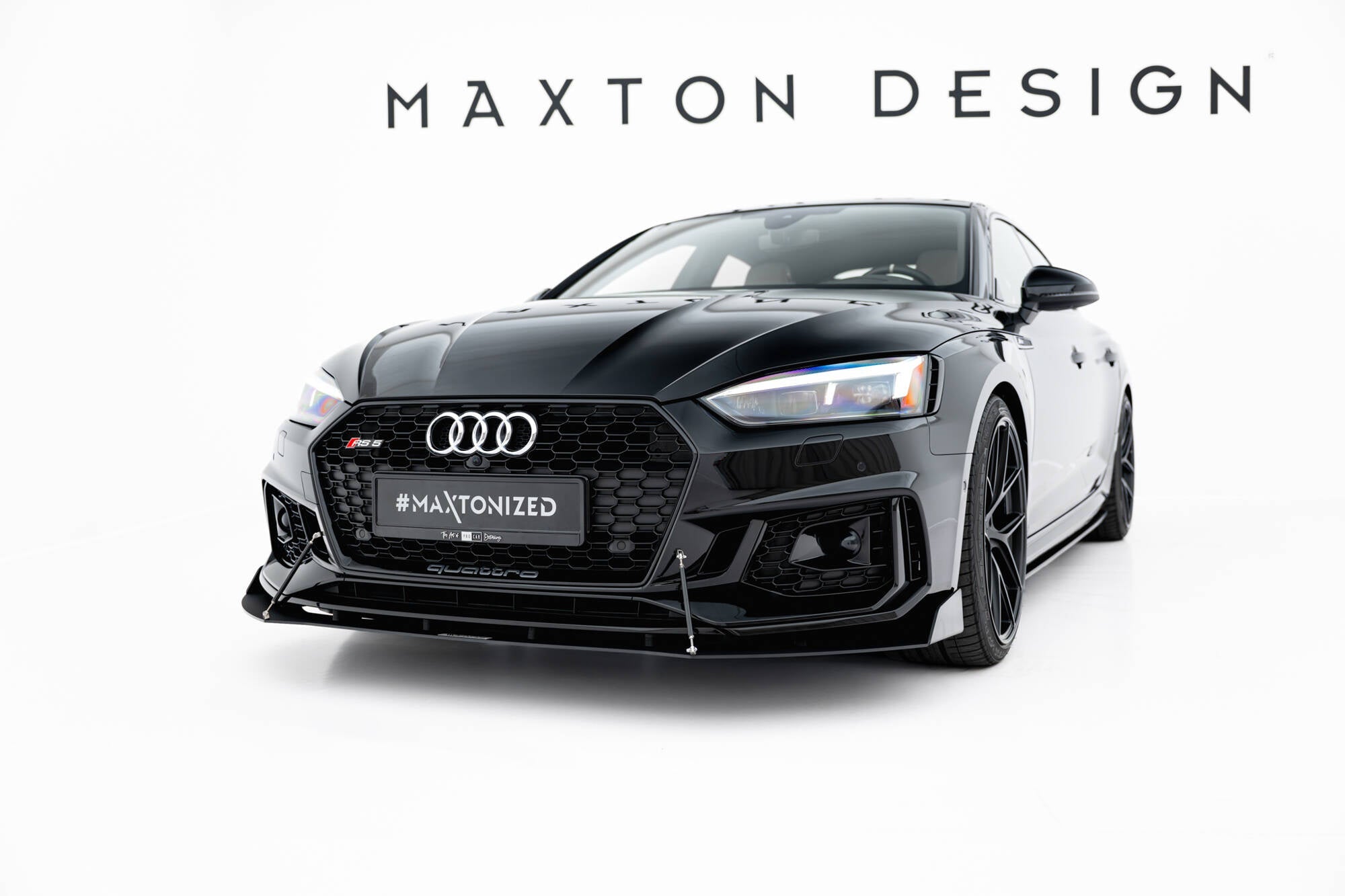 Maxton Design Racing Front Splitter V.2 para Audi RS5 Coupe / Sportback F5 - imagen 1